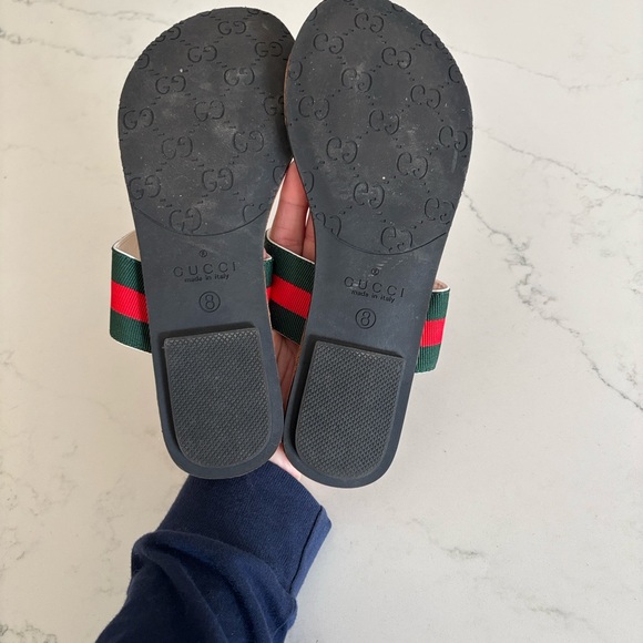 Gucci Women's Sandals with Red and Green Accents - Picture 6 of 6